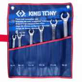 KING TONY Набор разрезных ключей, 8-22 мм, 6 предметов KING TONY 1306MR