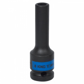 KING TONY Головка торцевая ударная глубокая шестигранная 1/2", 8 мм KING TONY 443508M