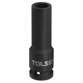 TOLSEN Головка торцевая ударная глубокая шестигранная 1/2", 12 мм TOLSEN TT18262