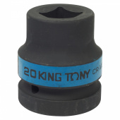KING TONY Головка торцевая ударная четырехгранная 1", 20 мм, футорочная KING TONY 851420M