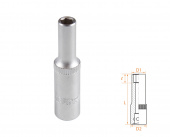 AFFIX Головка торцевая глубокая шестигранная 1/4", 05 мм AFFIX AF00120005