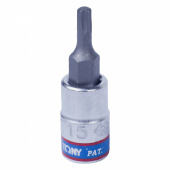 KING TONY Насадка (бита) торцевая 1/4", Torx T15, L = 37 мм KING TONY 203315