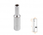 AFFIX Головка торцевая глубокая шестигранная 1/4", 4,5 мм AFFIX AF00120045
