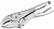 TOLSEN Зажим с фиксатором 180 мм, с закругленными губками TOLSEN TT10380