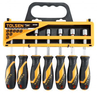 TOLSEN Набор торцевых отверток "GRIPro", 7 предметов TOLSEN TT20196