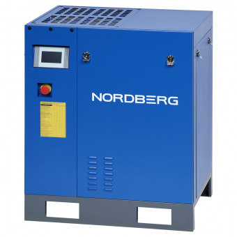 Компрессор винтовой, 7,5 кВт, 13 бар, 900 л/мин, без ресивера NORDBERG NCC10_13