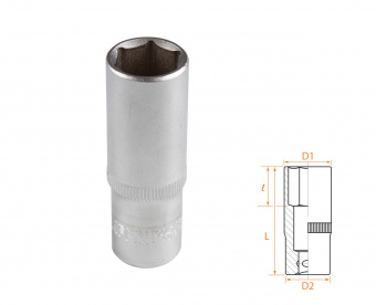 AFFIX Головка торцевая глубокая шестигранная 3/8", 16 мм AFFIX AF00130016