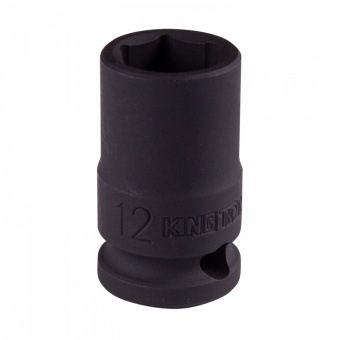 KING TONY Головка торцевая ударная шестигранная 3/8", 12 мм KING TONY 353512M
