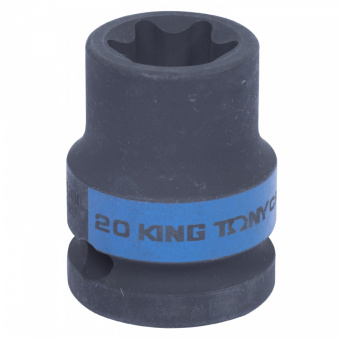 KING TONY Головка торцевая ударная TORX Е-стандарт 1/2", E20, L = 38 мм KING TONY 457520M