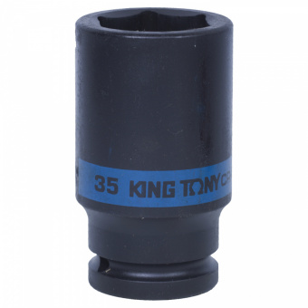 KING TONY Головка торцевая ударная глубокая шестигранная 3/4", 35 мм KING TONY 643535M