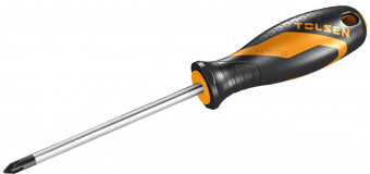 TOLSEN Отвертка крестовая "GRIPro", Phillips №2, 150 мм  TOLSEN TT20008