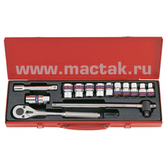 1/2” комплект  торцевых головок 4512MR KINGTONY