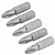 TOLSEN Набор вставок (бит) торцевых 1/4", Pozidriv, PZ2, 25 мм, 5 предметов TOLSEN TT20273