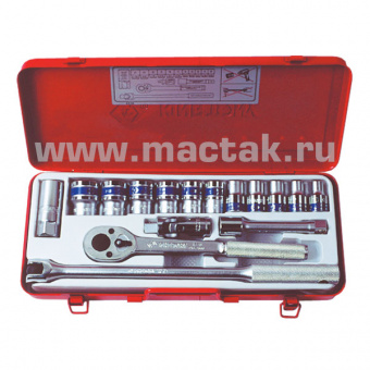 1/2” комплект  торцевых головок 4016MR KINGTONY
