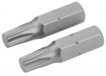 TOLSEN Набор вставок (бит) торцевых 1/4", Torx, T10, 25 мм, 2 предмета TOLSEN TT20221
