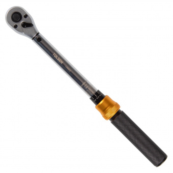 TOLSEN Динамометрический ключ 3/8", 10-60 Нм, для левой и правой резьбы, кейс TOLSEN TT19663