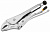 TOLSEN Зажим с фиксатором 250 мм, с закругленными губками TOLSEN TT10049