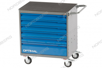 Тележка инструментальная, 6 выдвижных ящиков /OPTIMAL-NT126/ OPTIMAL NT126
