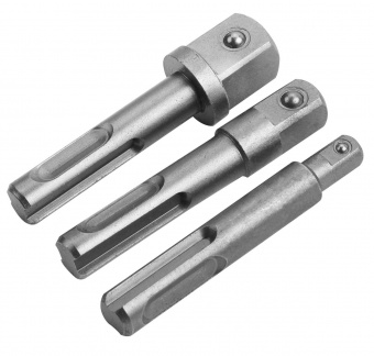 TOLSEN Набор переходников SDS+>1/4", 3/8", 1/2", 3 предмета TOLSEN TT77865