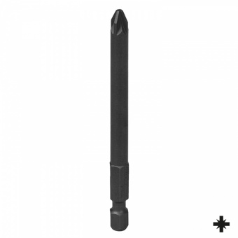 KING TONY Вставка (бита) торцевая 1/4", Pozidriv, PZ3, L = 90 мм, для шуруповерта KING TONY 719003Z