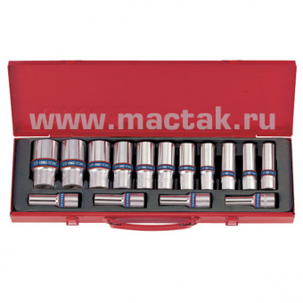 1/2” комплект  глубоких  торцевых головок 4315MR KINGTONY