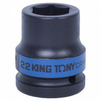 KING TONY Головка торцевая ударная шестигранная 3/4", 22 мм KING TONY 653522M