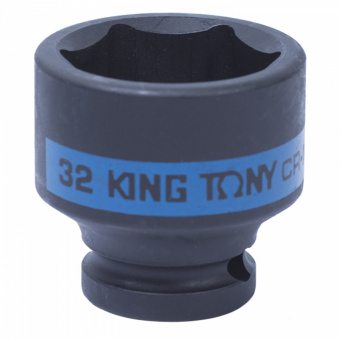 KING TONY Головка торцевая ударная шестигранная 1/2", 32 мм KING TONY 453532M
