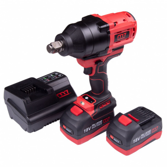 MIGHTY SEVEN Гайковерт аккумуляторный ударный 3/4", 1900 Нм, 18 В, 4 предмета, кейс MIGHTY SEVEN DW-601A