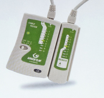 UNISON Тестер сетевых кабелей RJ45, RJ11, RJ12, USOC
