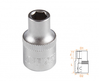 AFFIX Головка торцевая стандартная шестигранная 3/8", 07 мм AFFIX AF00030007