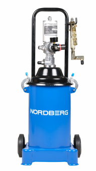 Установка пневматическая для раздачи густой смазки с баком, 12 л NORDBERG NO5012