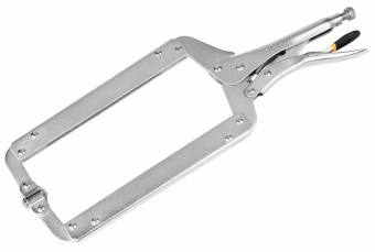 TOLSEN Зажим с фиксатором 440 мм, С-образный, с подвижными губками TOLSEN TT10058