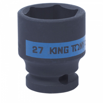 KING TONY Головка торцевая ударная шестигранная 1/2", 27 мм KING TONY 453527M