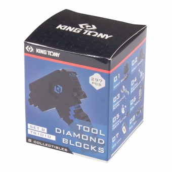 KING TONY Конструктор пластмассовый бренда "KING TONY", гайковерт KING TONY TS1010