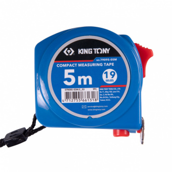 KING TONY Рулетка измерительная 5 м, магнитный крюк KING TONY 79095-05M