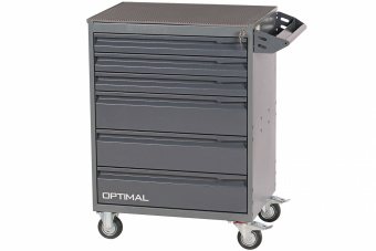 Тележка инструментальная, 6 выдвижных синих ящиков OPTIMAL NT226 7012/5005
