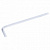 KING TONY Шестигранник Г-образный 8 мм, 44,0 х 208,0 мм, с шаровым окончанием KING TONY 112008M